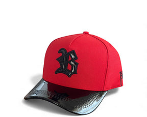 Boné BLCK Snapback Red Texturizado