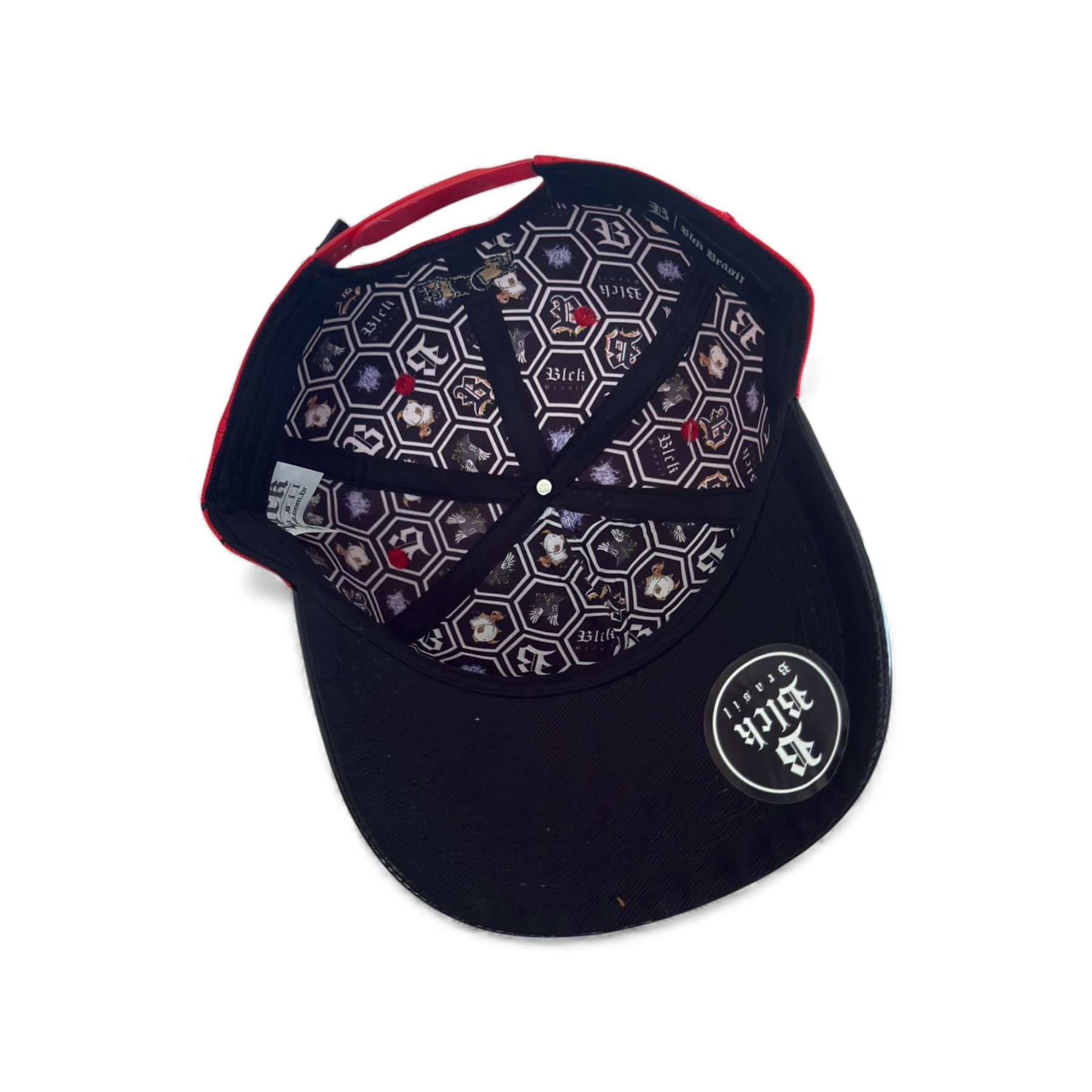 Boné BLCK Snapback Red Texturizado