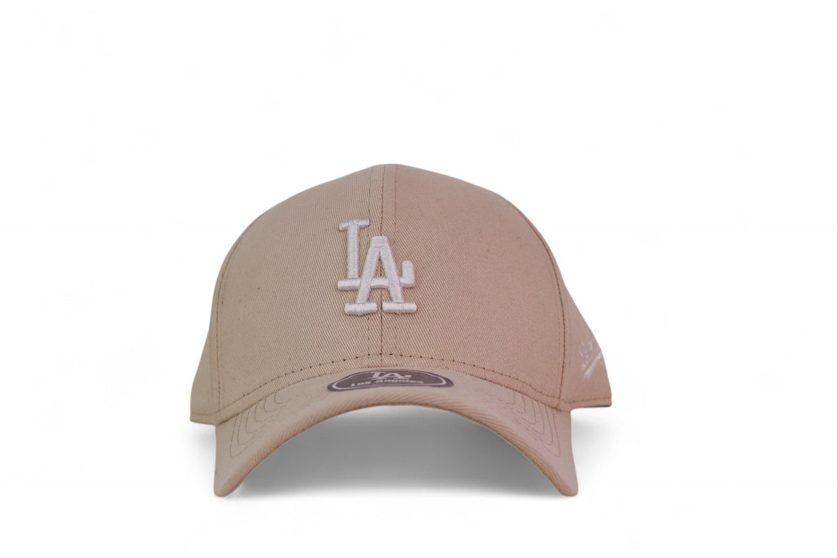 Boné LA Yankees Strapback Bege e Branco