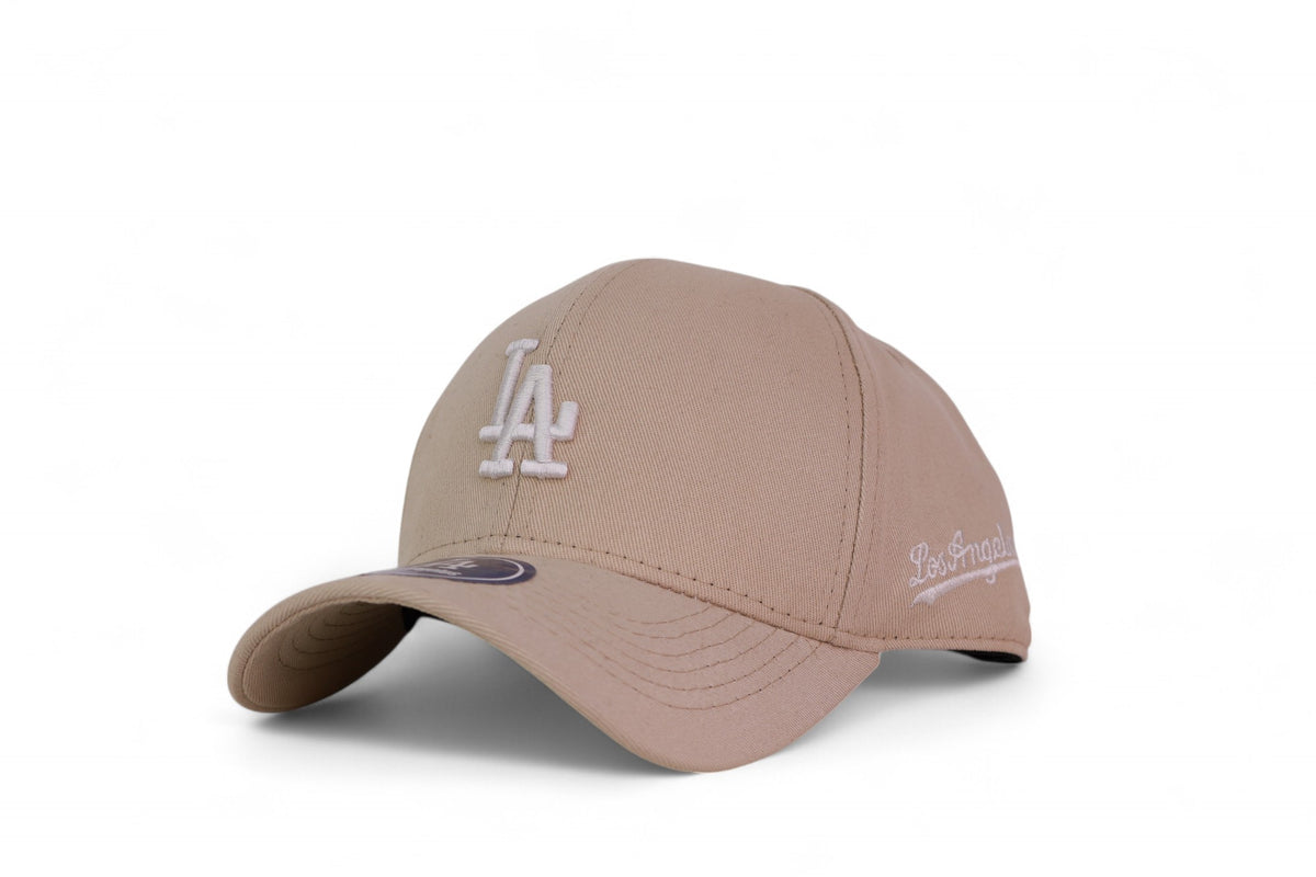 Boné LA Yankees Strapback Bege e Branco
