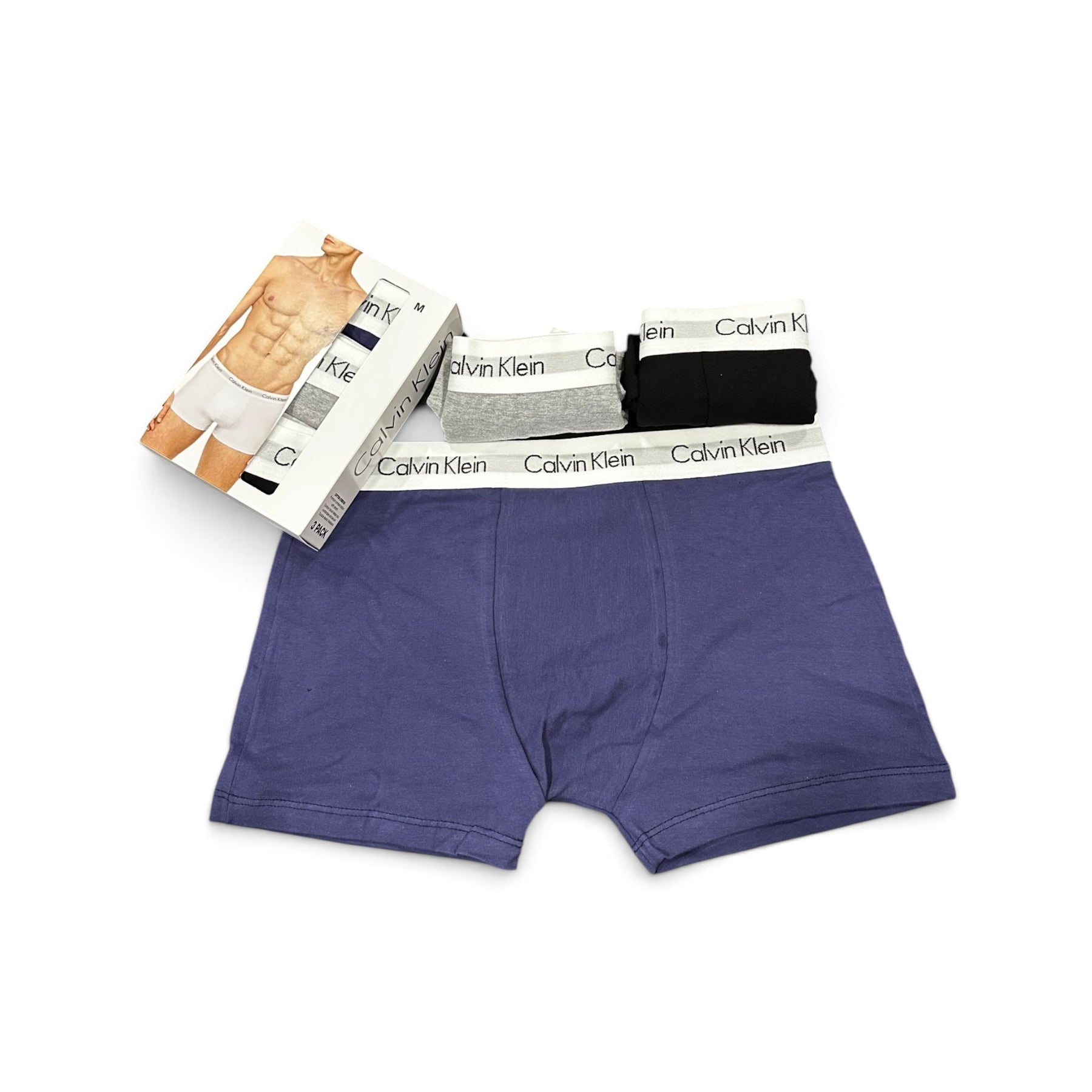 Kit 3 Cuecas Calvin Klein