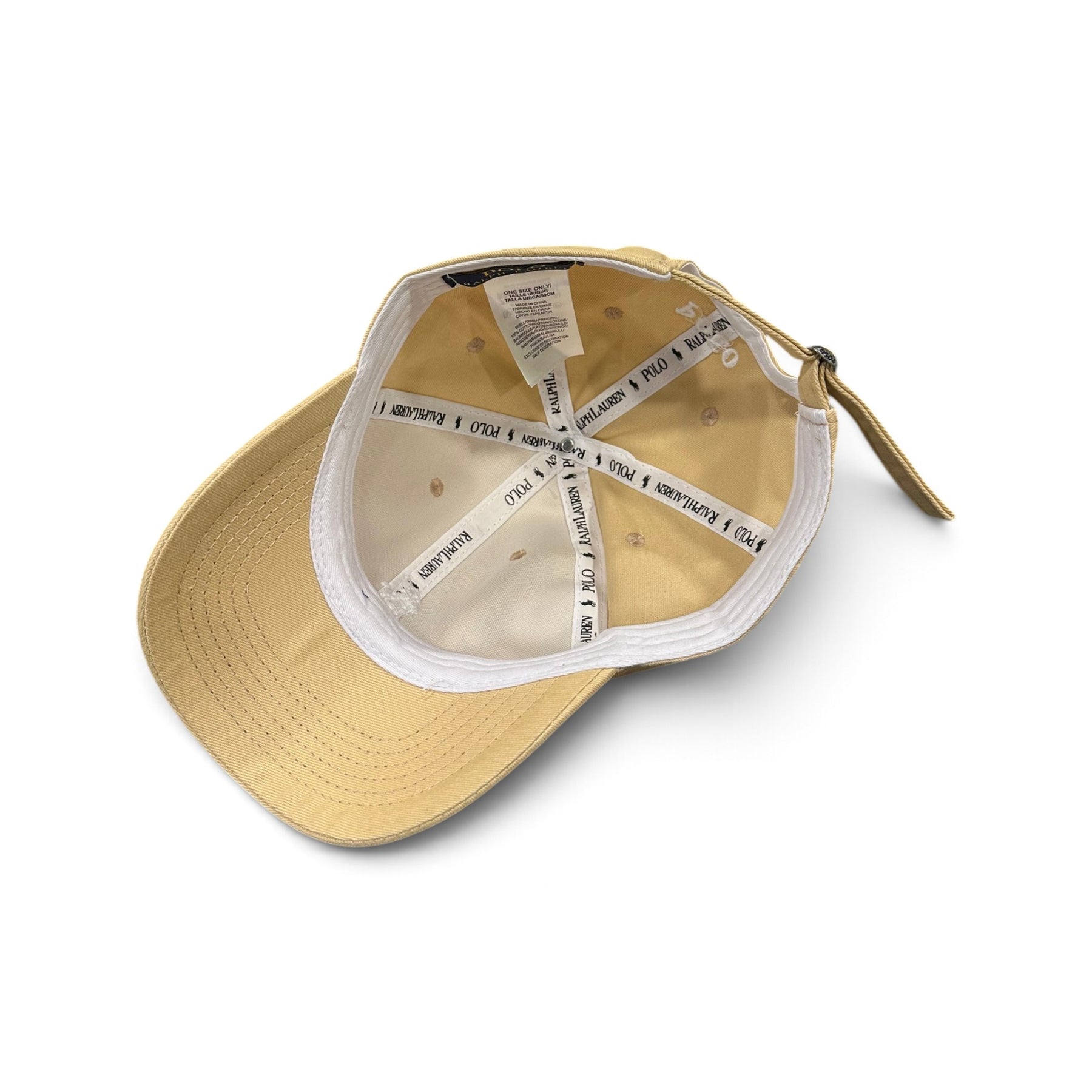 Boné Polo Ralph Lauren Bege e Branco