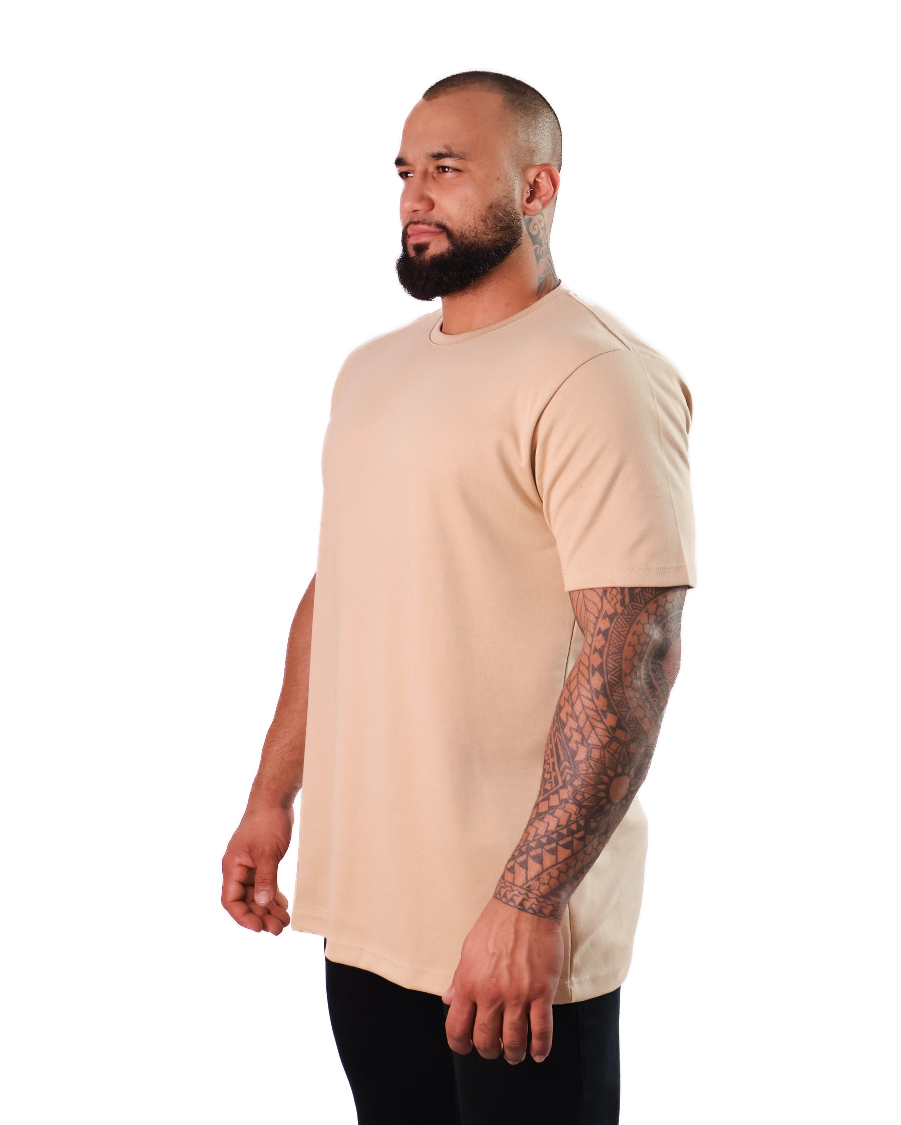 Camiseta Básica Bege
