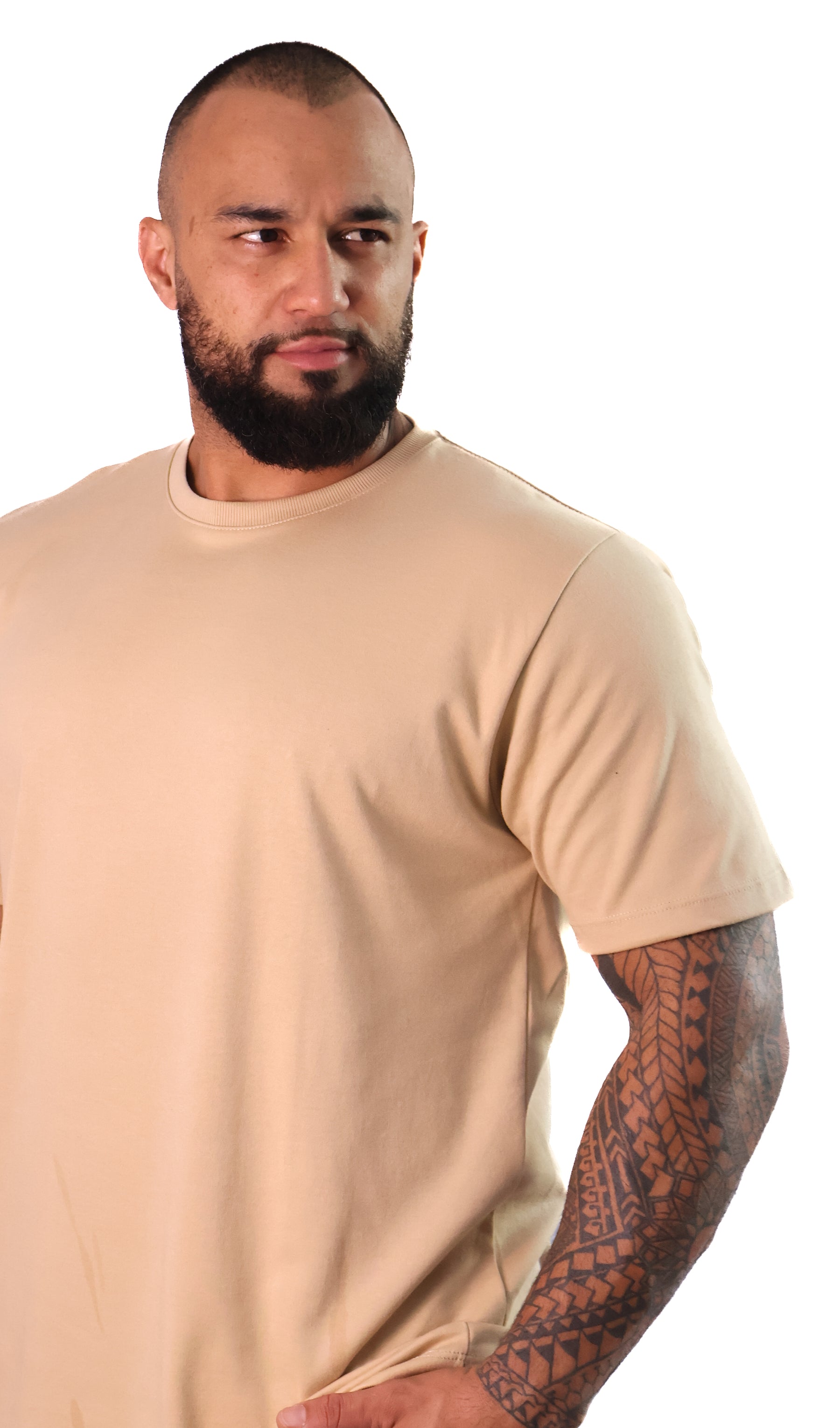 Camiseta Básica Bege