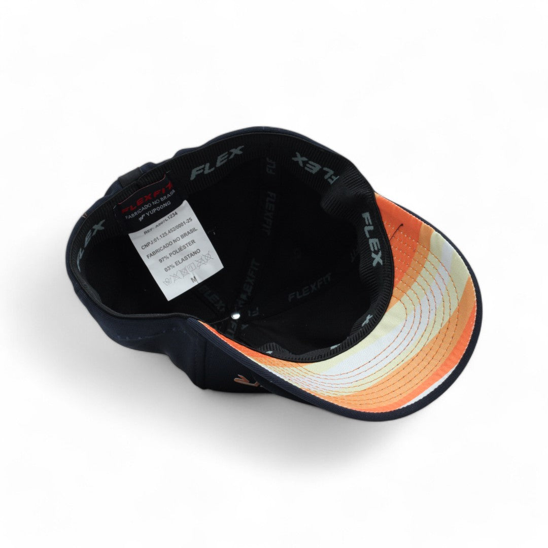 Boné QuikSilver Flex Preto Gradient degradê