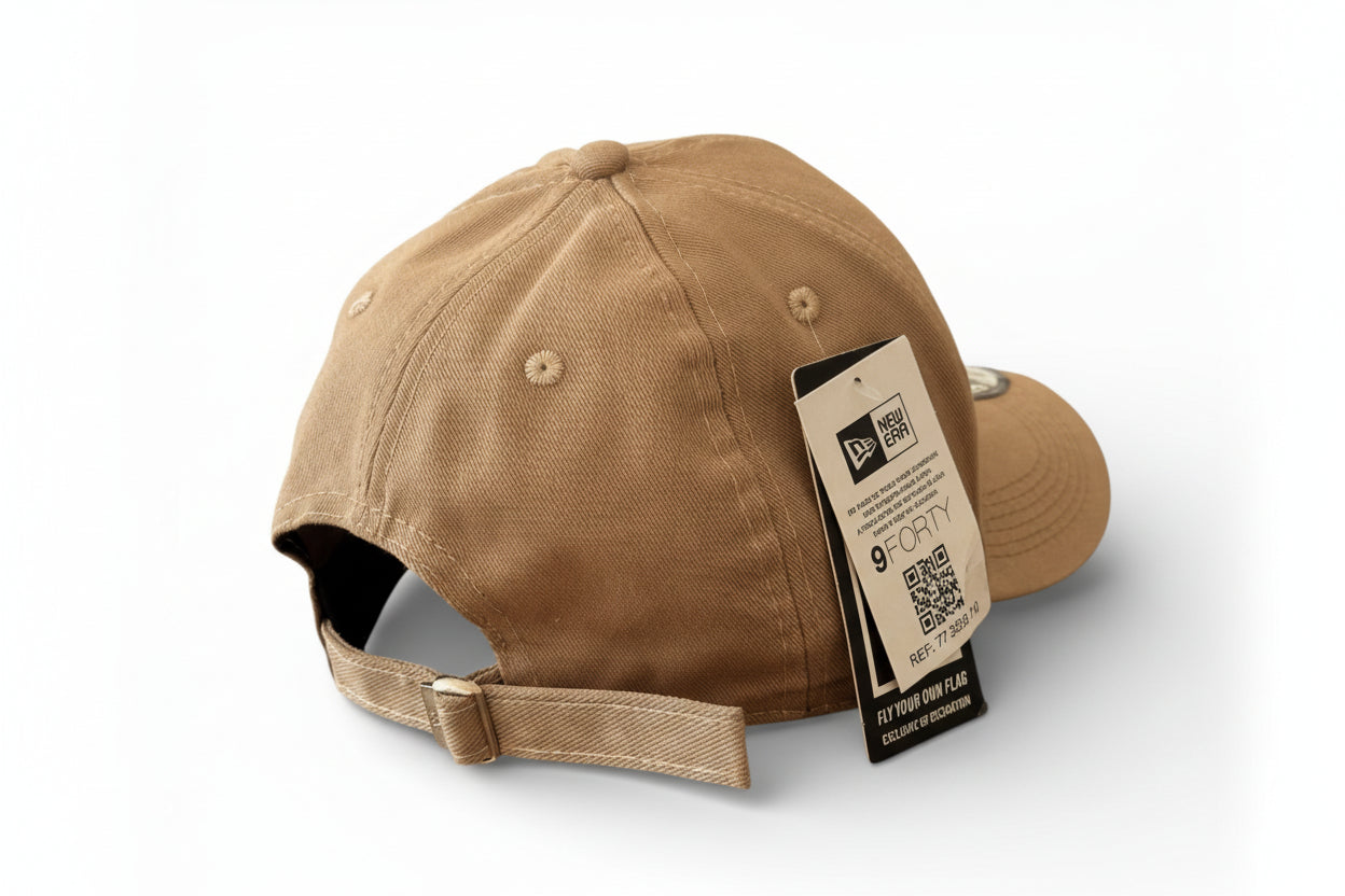 Boné New Era Yankees Strapback Caqui e Preto