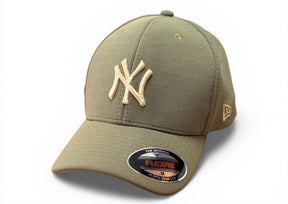 Boné New Era Flex Verde e caqui
