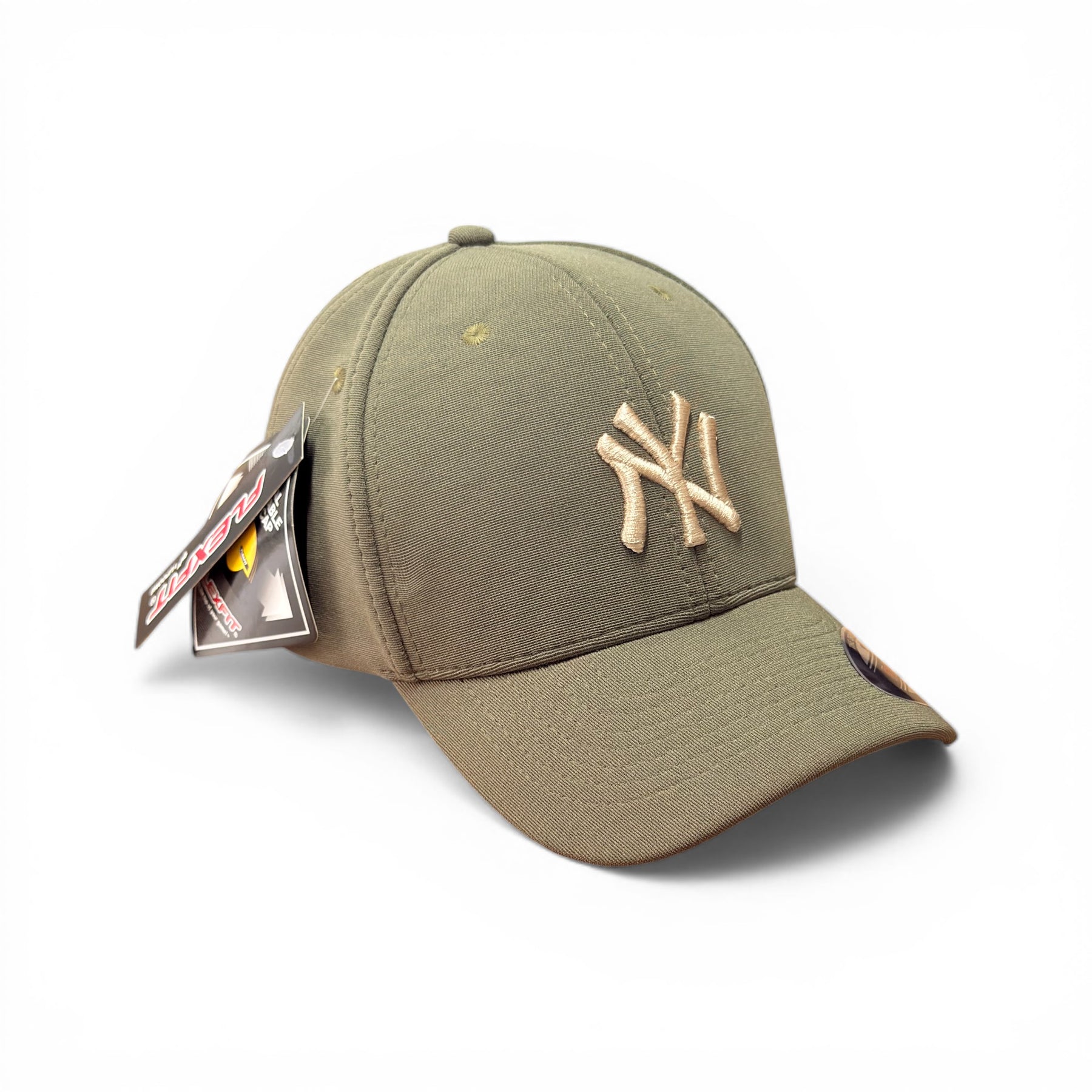 Boné New Era Flex Verde e caqui