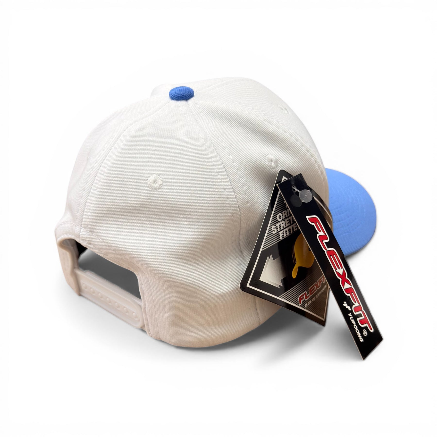 Boné New Era Flex Branco e Azul