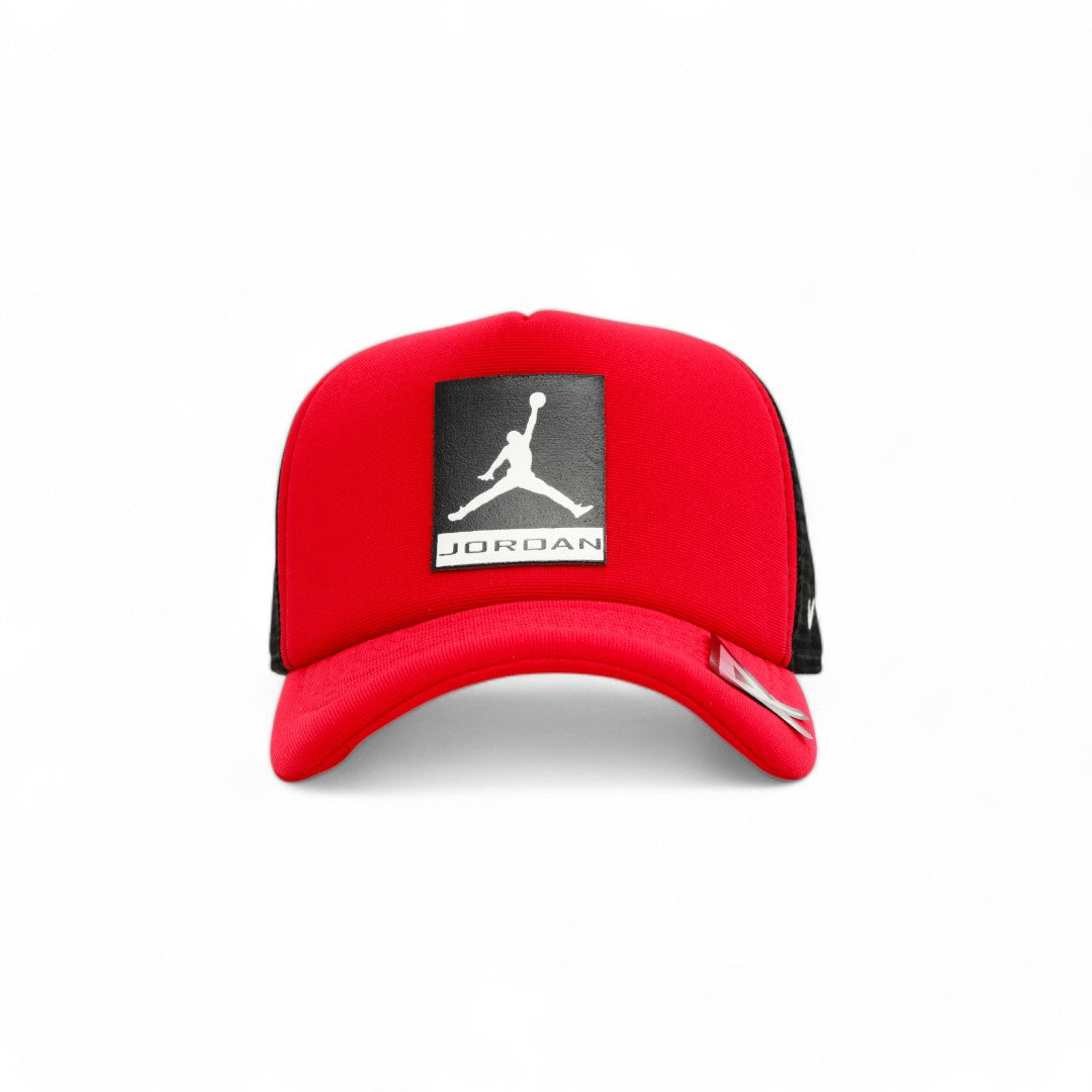 Boné Trucker Jordan Retro Vermelho