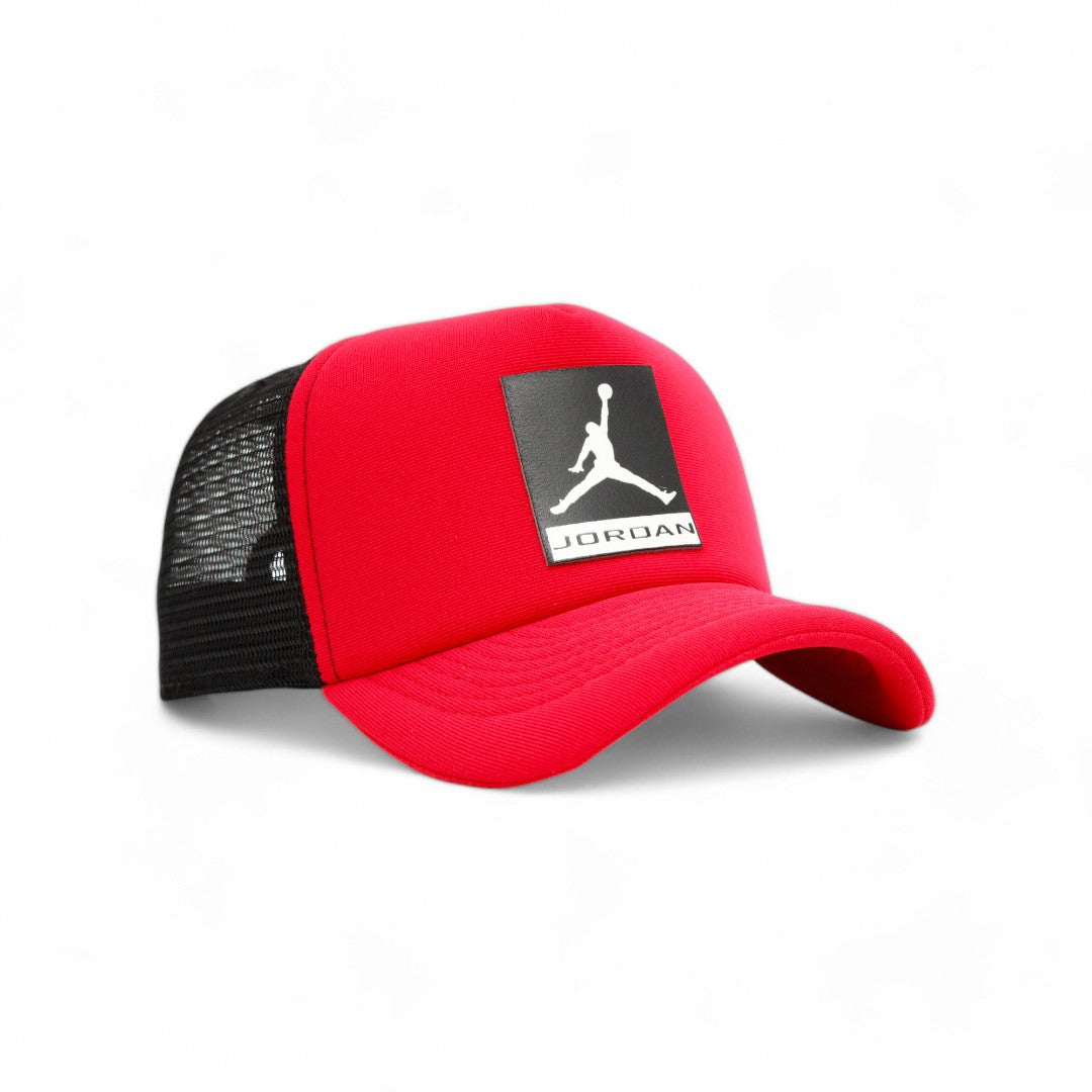 Boné Trucker Jordan Retro Vermelho