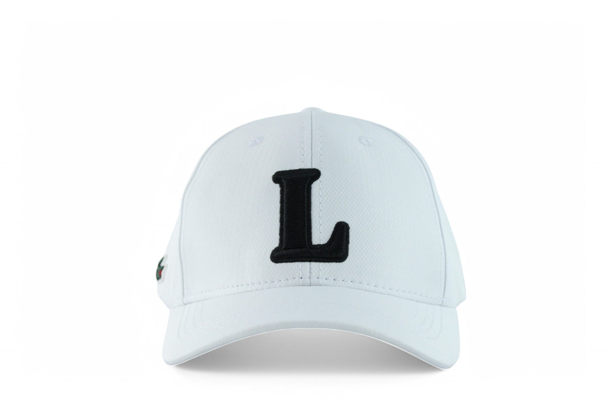 Boné Lacoste de Beisebol com Bordado 3D Branco