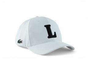 Boné Lacoste de Beisebol com Bordado 3D Branco