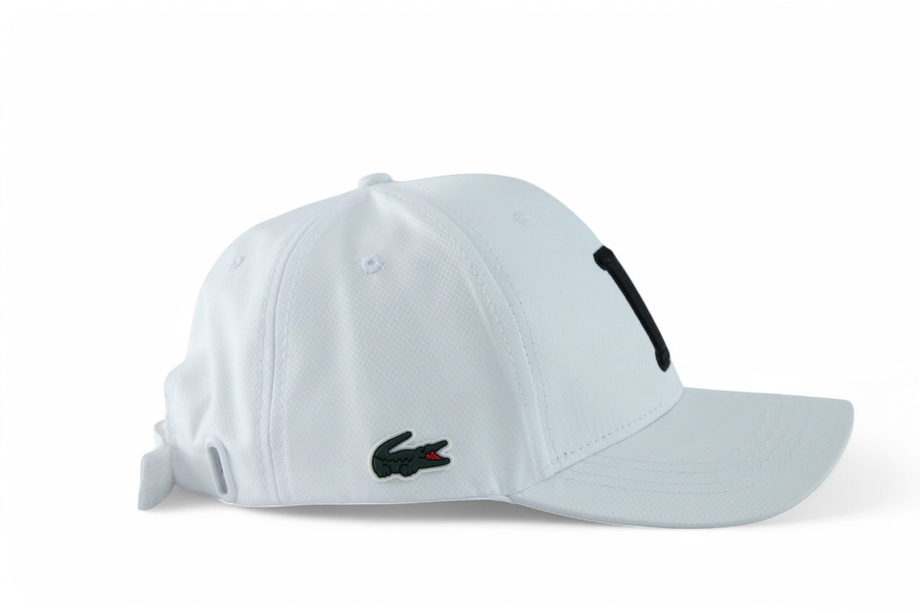 Boné Lacoste de Beisebol com Bordado 3D Branco
