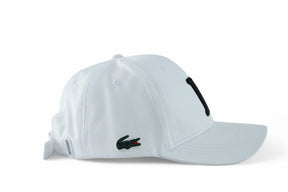 Boné Lacoste de Beisebol com Bordado 3D Branco