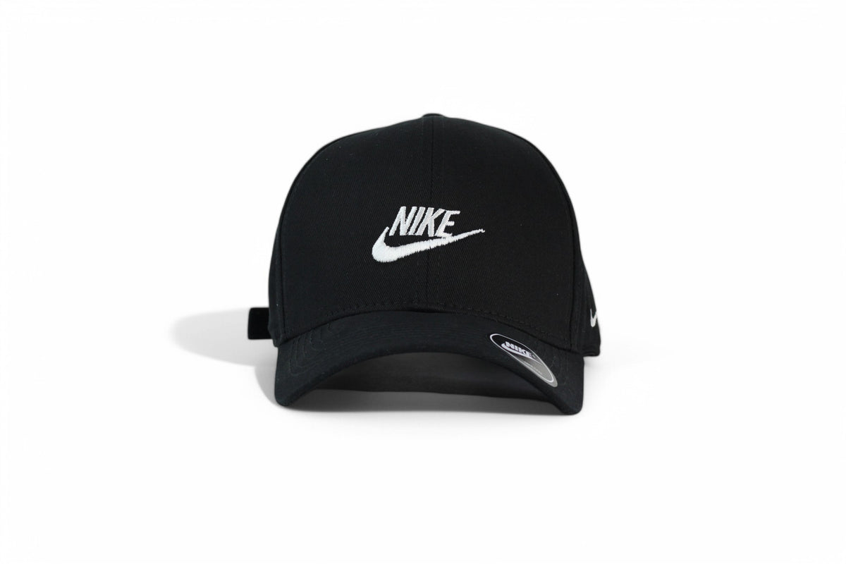 Boné Nike Bordado Preto e Branco