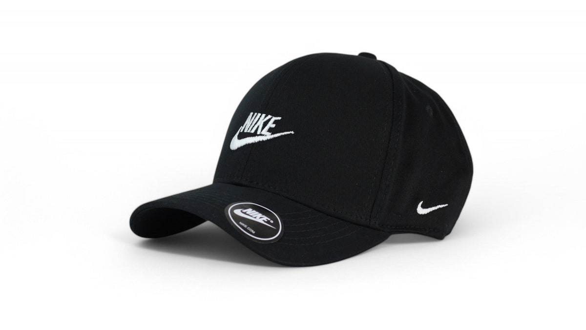 Boné Nike Bordado Preto e Branco