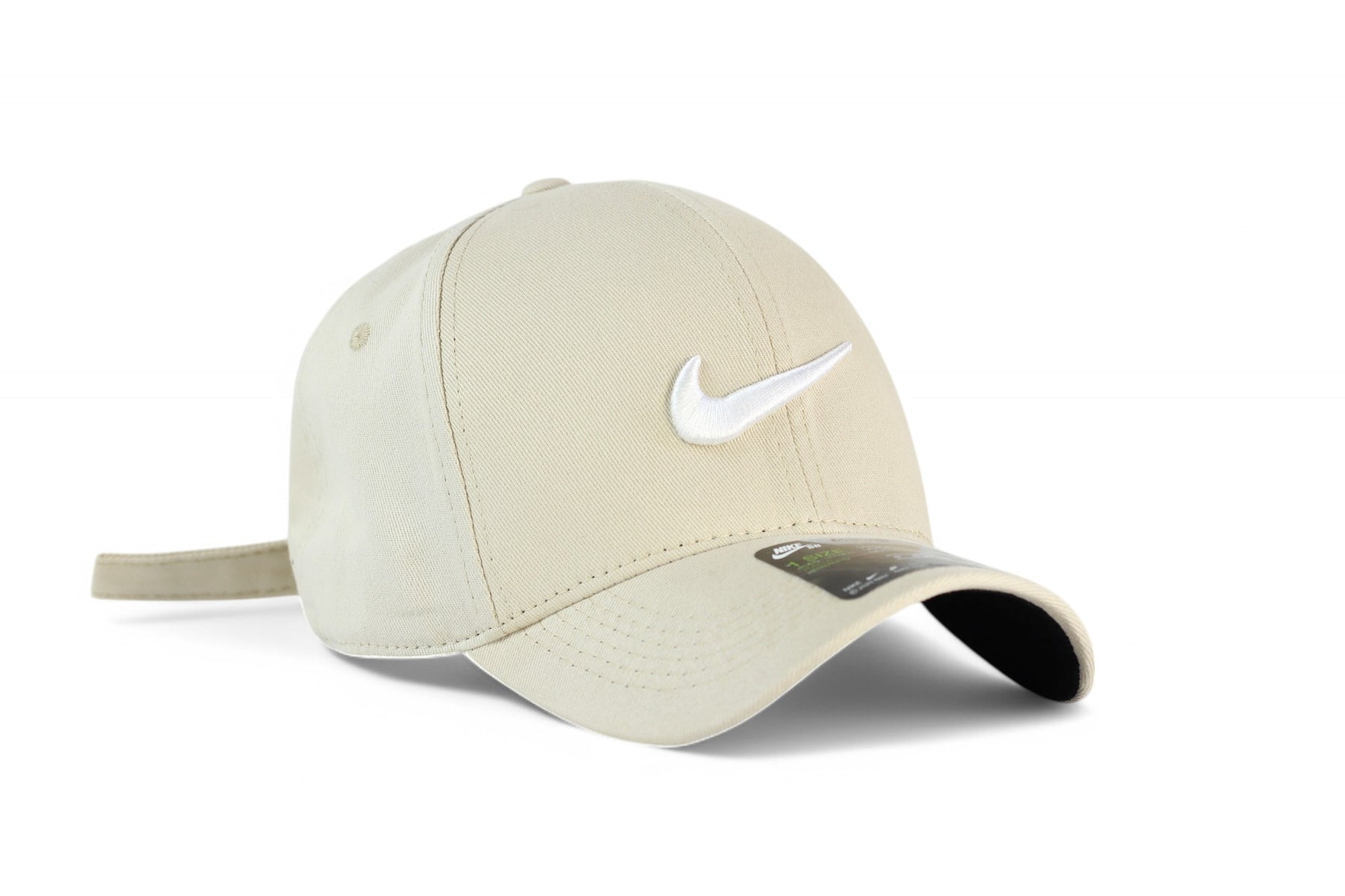 Boné Logo Nike Bordado Bege Claro
