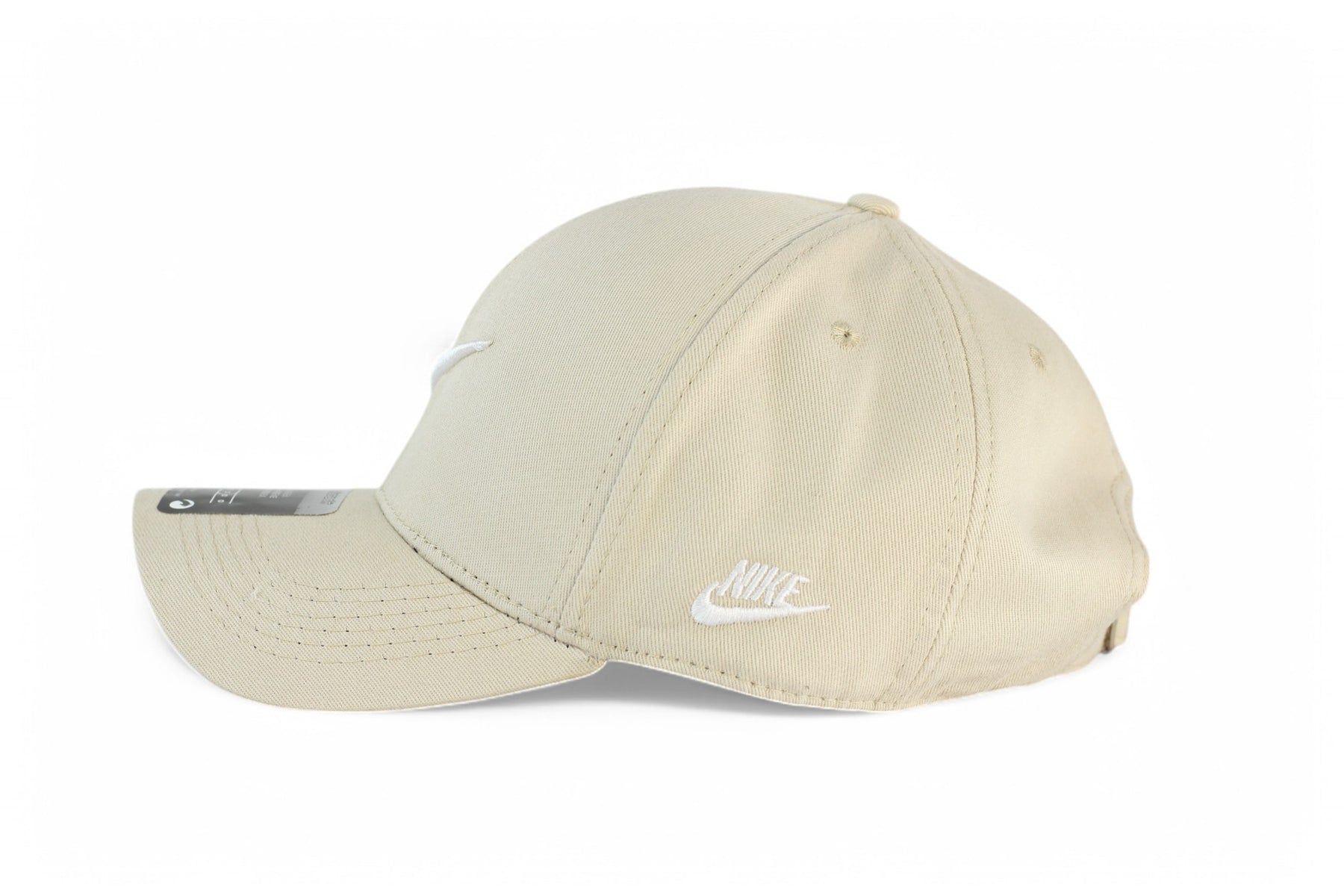 Boné Logo Nike Bordado Bege Claro