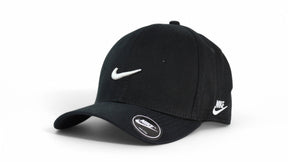 Boné Logo Nike Bordado Preto e Branco