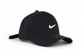 Boné Logo Nike Bordado Preto e Branco