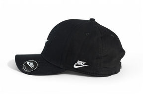 Boné Logo Nike Bordado Preto e Branco