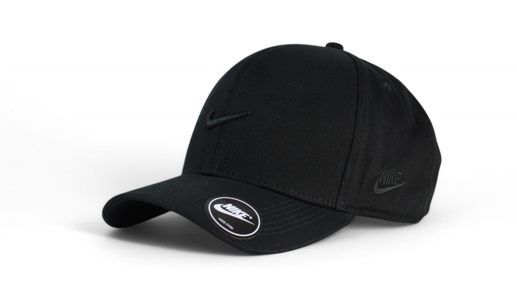 Boné Logo Nike Bordado Preto
