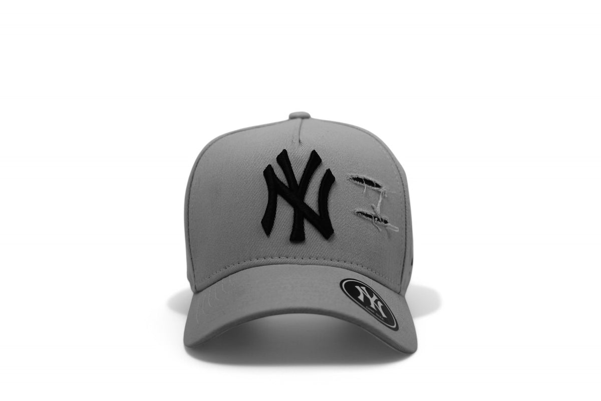 Boné New Era MLB New York Yankees Destroyed Cinza Claro