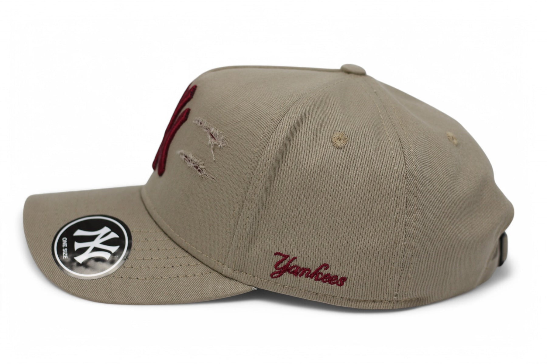 Boné New Era MLB New York Yankees Destroyed Caqui e Vermelho