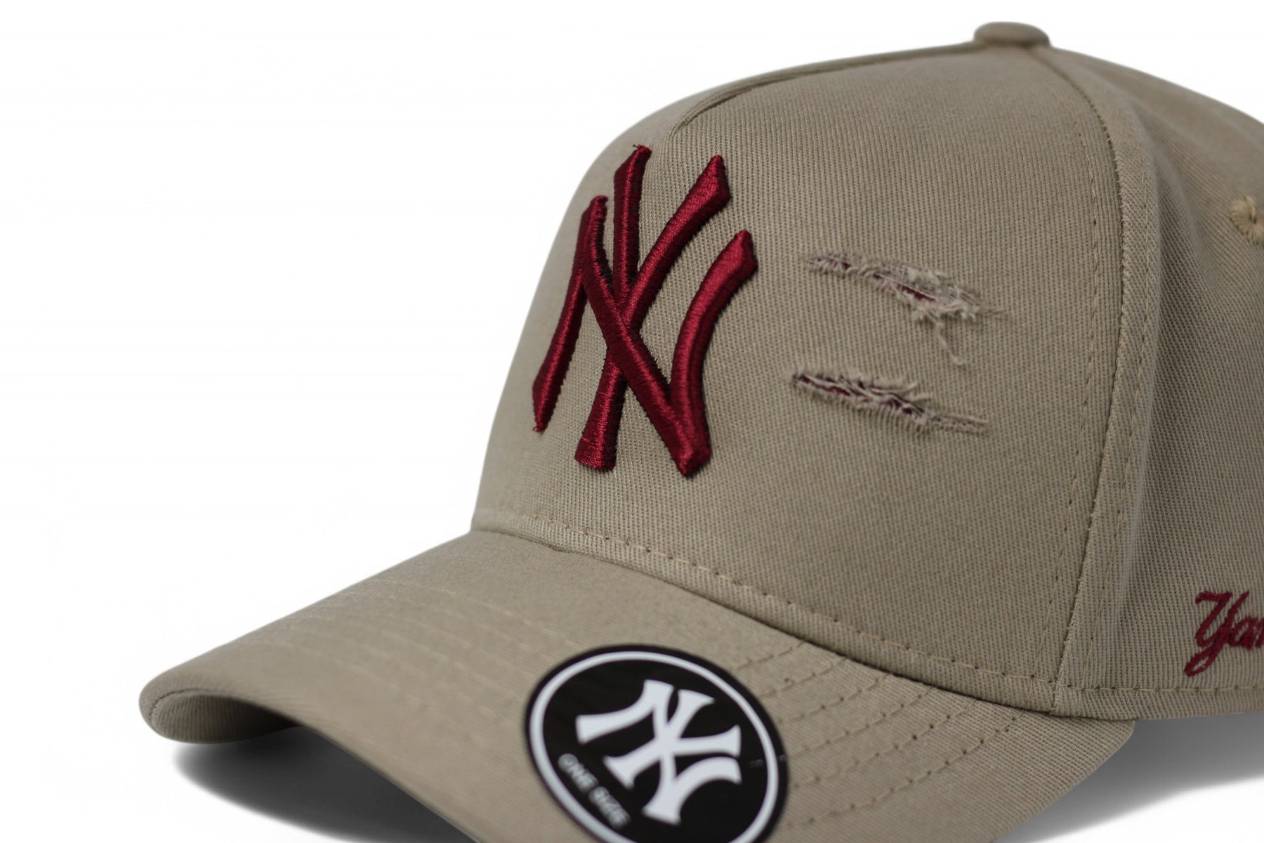 Boné New Era MLB New York Yankees Destroyed Caqui e Vermelho