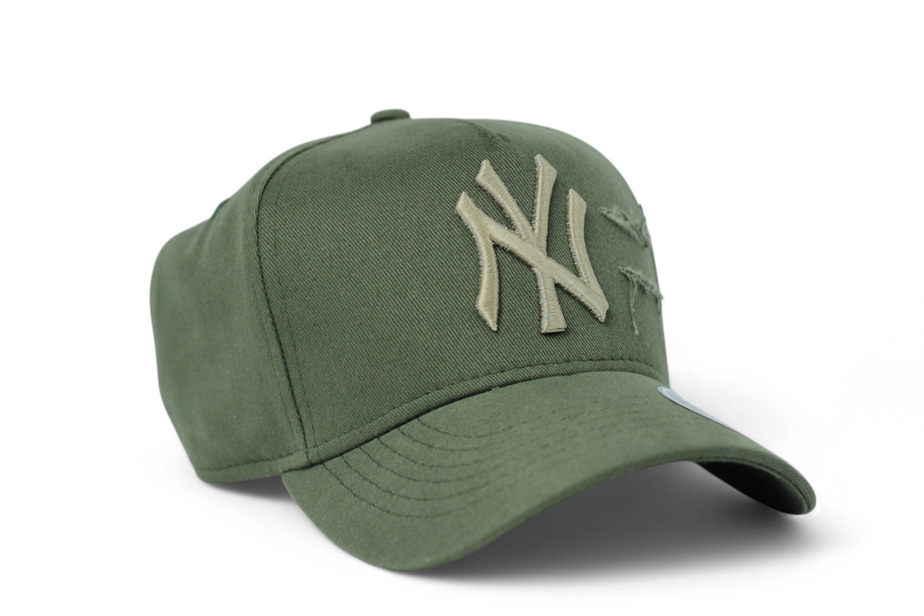 Boné New Era MLB New York Yankees Destroyed Verde e Caqui