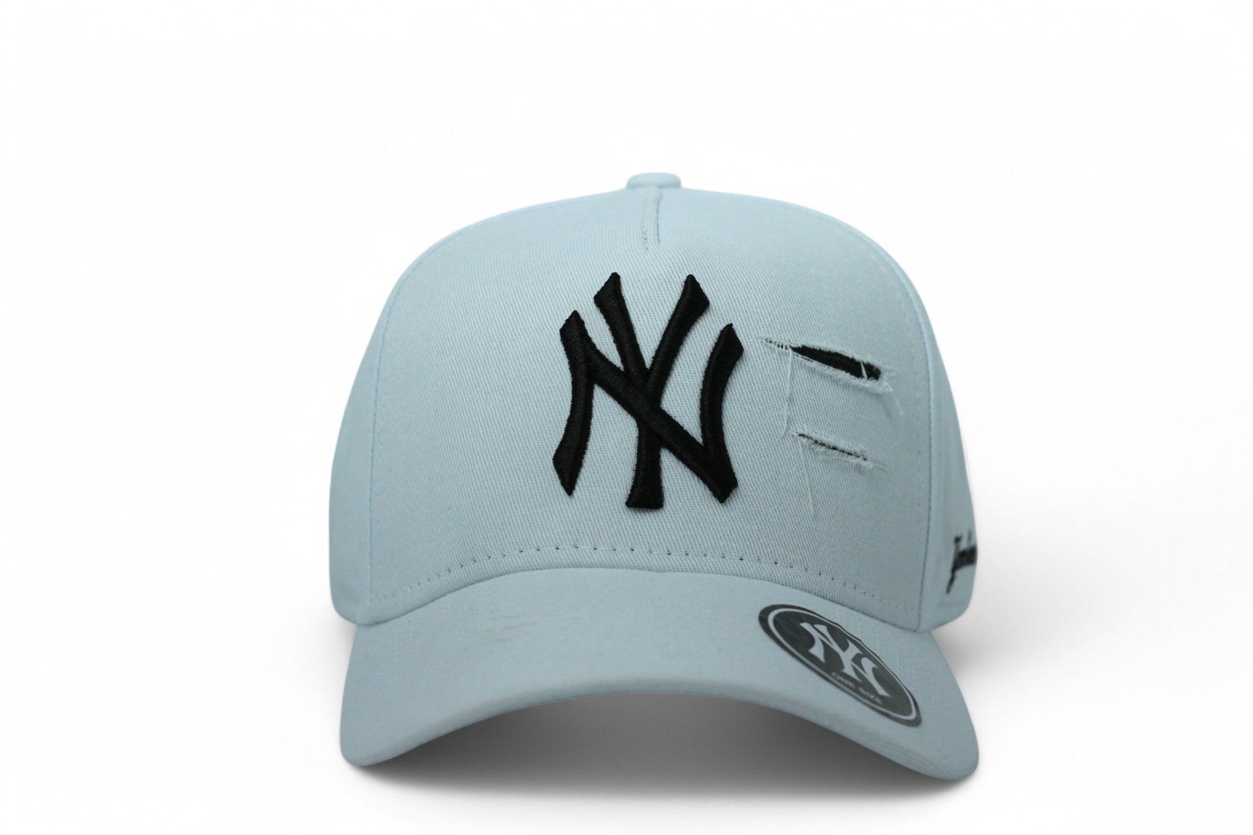 Boné New Era MLB New York Yankees Destroyed Branco e Preto