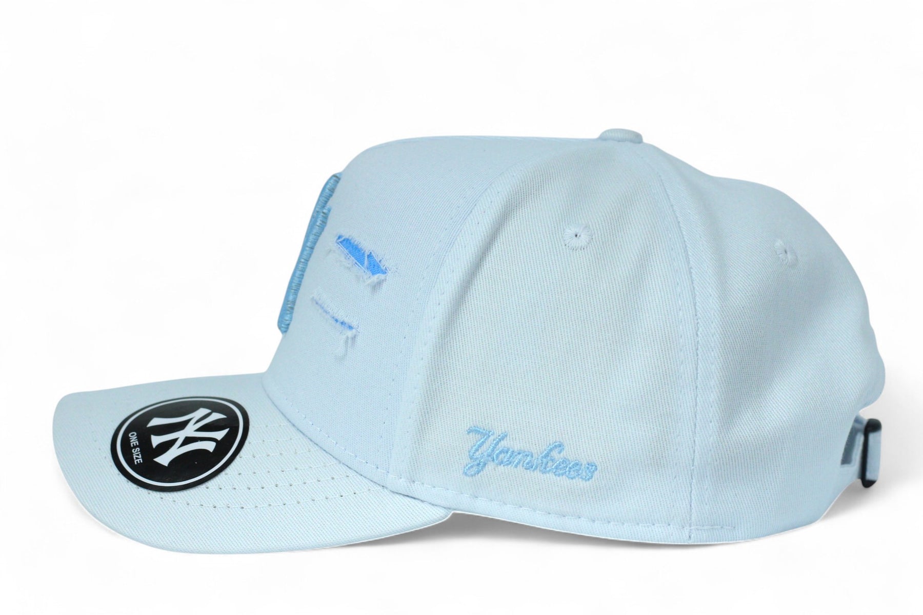Boné New Era Yankees New York Rasgado Azul bb