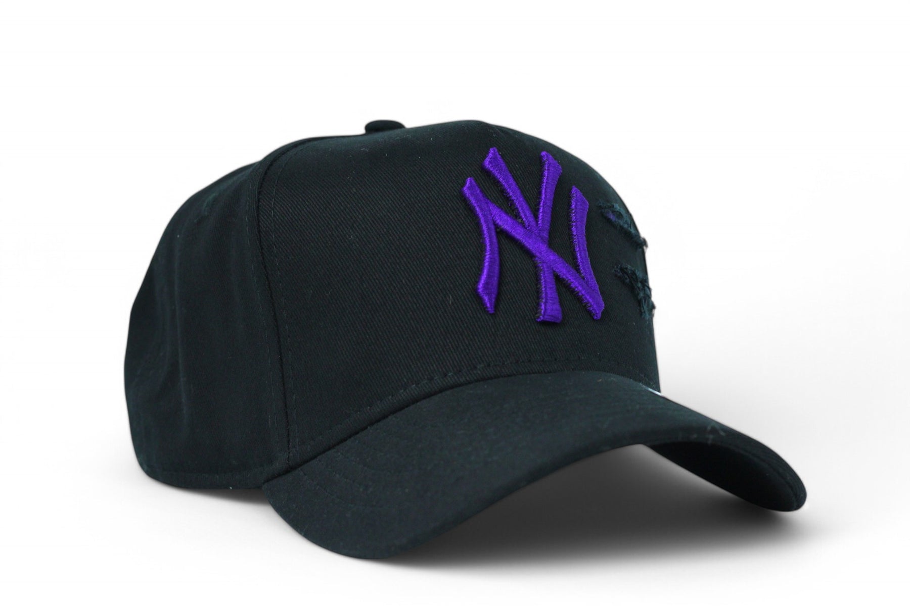 Boné New Era Yankees New York Rasgado Preto e Roxo