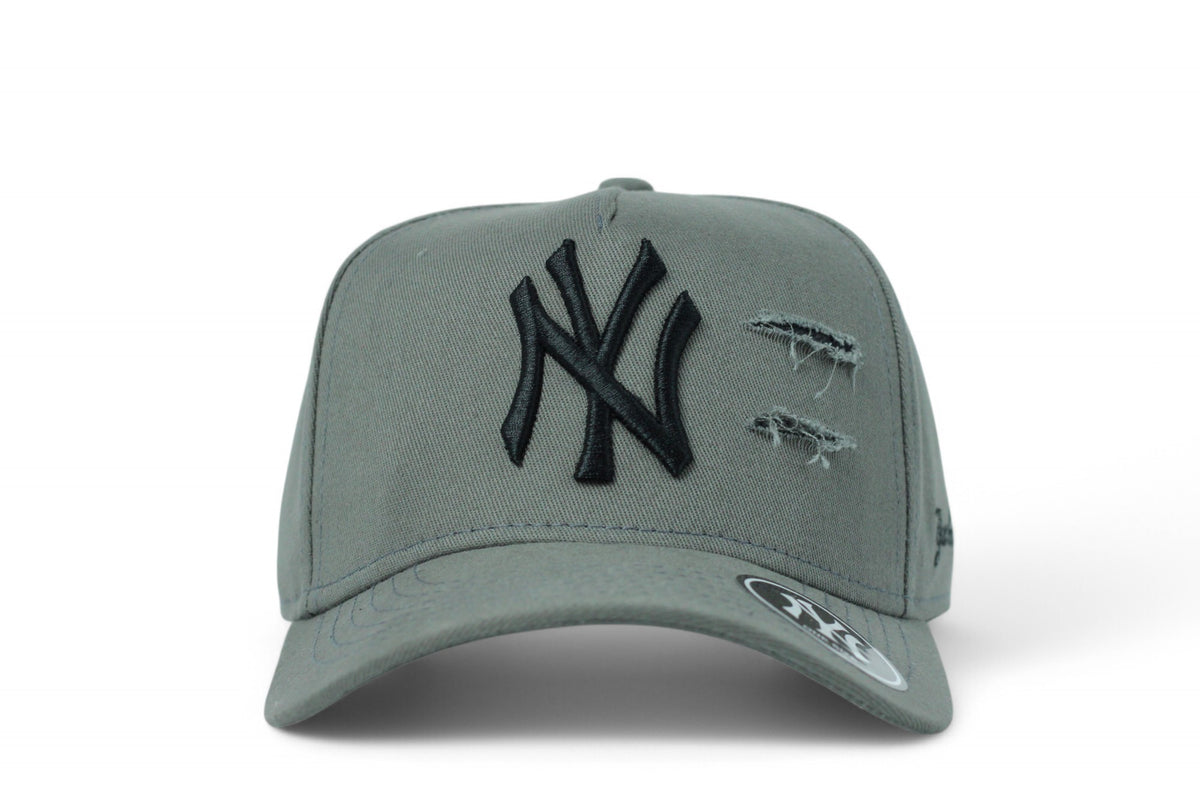 Boné New Era MLB New York Yankees Destroyed Cinza escuro