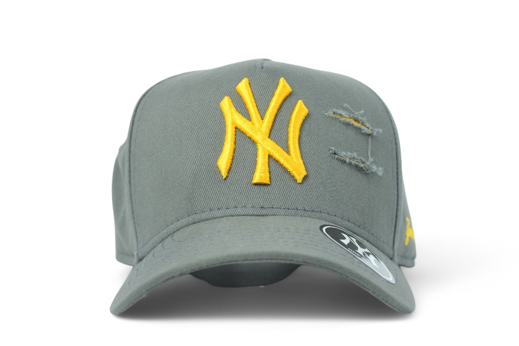 Boné New Era MLB New York Yankees Destroyed Cinza e Amarelo