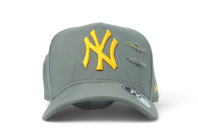 Boné New Era MLB New York Yankees Destroyed Cinza e Amarelo