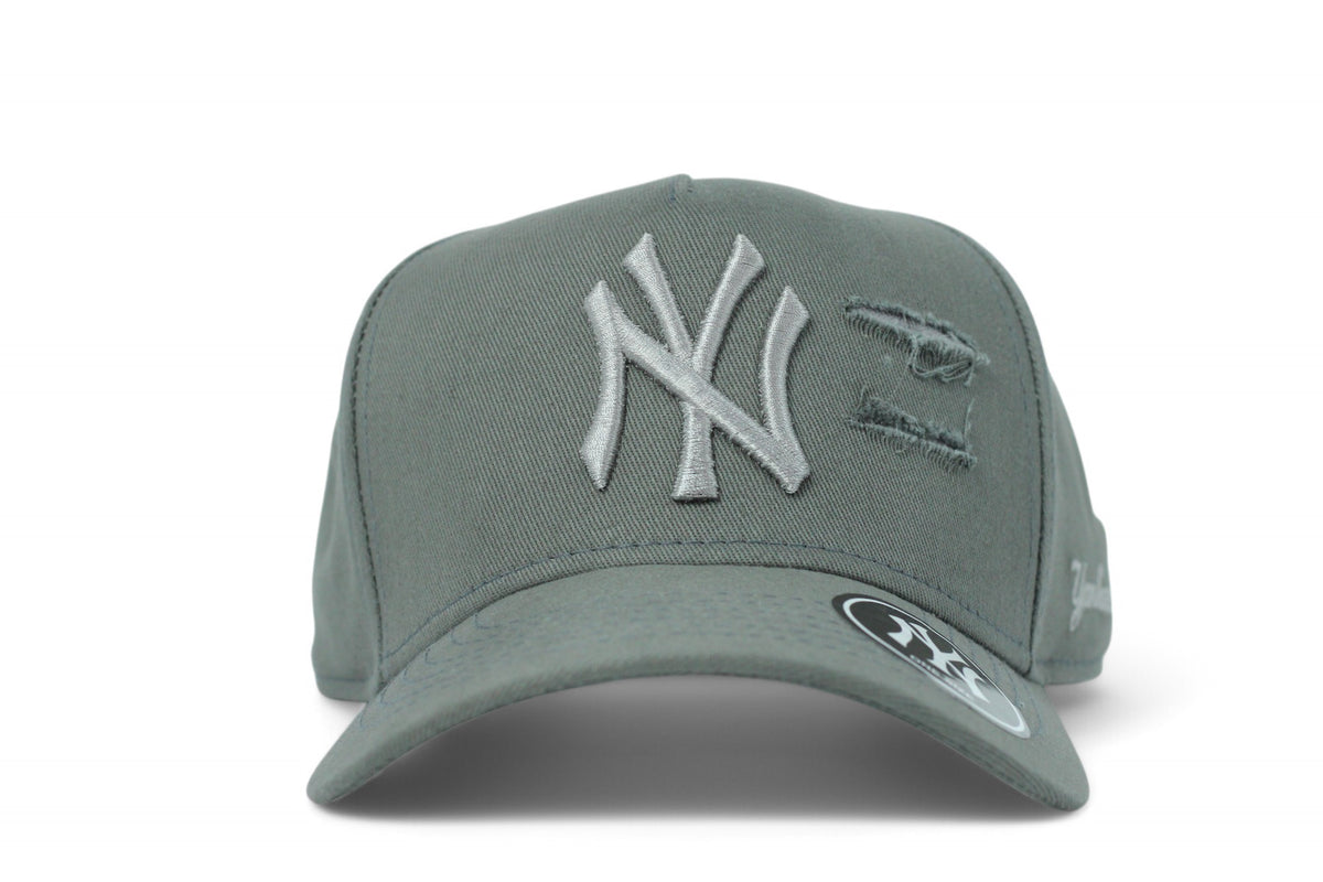 Boné New Era MLB New York Yankees Destroyed Cinza e Prata