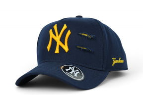 Boné New Era MLB New York Yankees Destroyed Azul Marinho e Amarelo