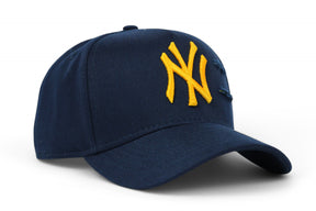 Boné New Era MLB New York Yankees Destroyed Azul Marinho e Amarelo