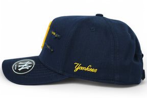 Boné New Era MLB New York Yankees Destroyed Azul Marinho e Amarelo