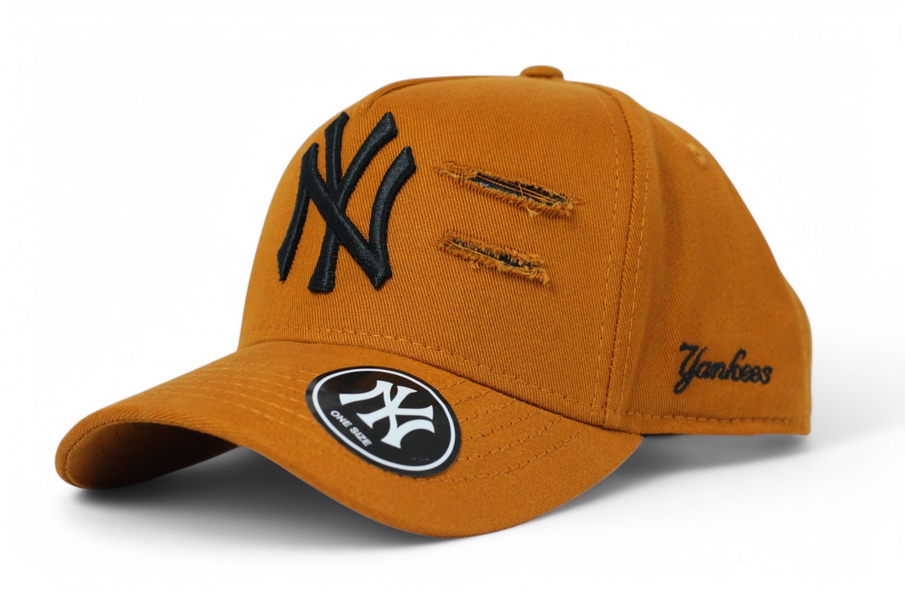 Boné New Era MLB New York Yankees Destroyed Laranja e Preto