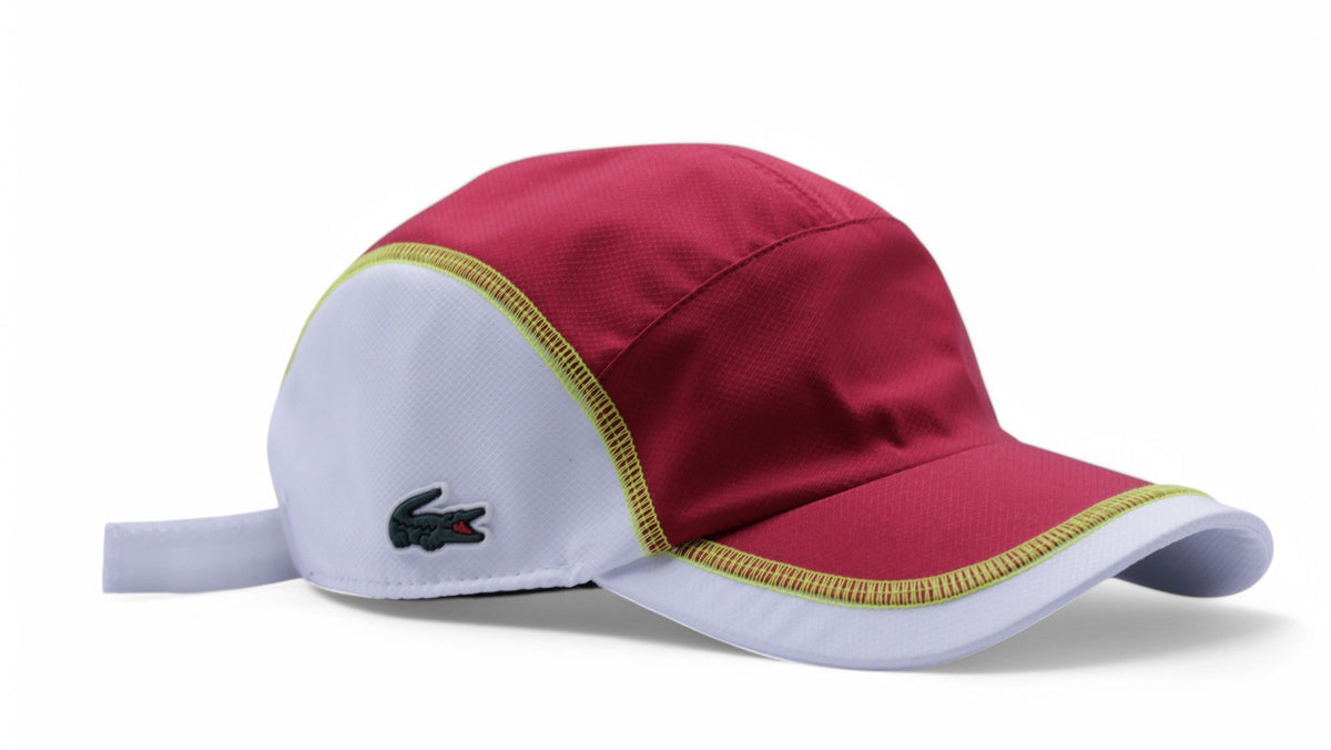 BONÉ Lascoste sport vermelho com borda branca