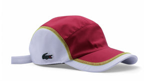 BONÉ Lascoste sport vermelho com borda branca