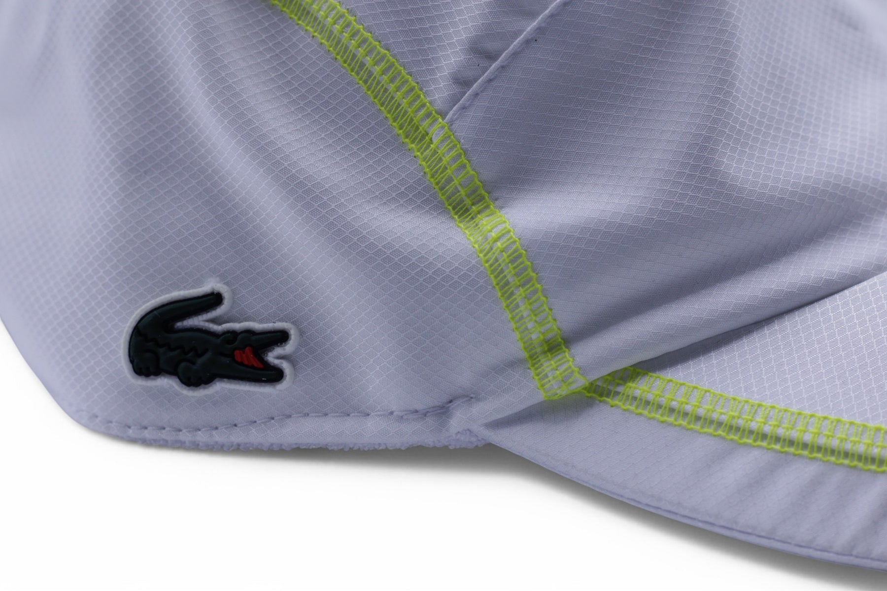 Boné Lacoste de Beisebol com Bordado 3D Branco