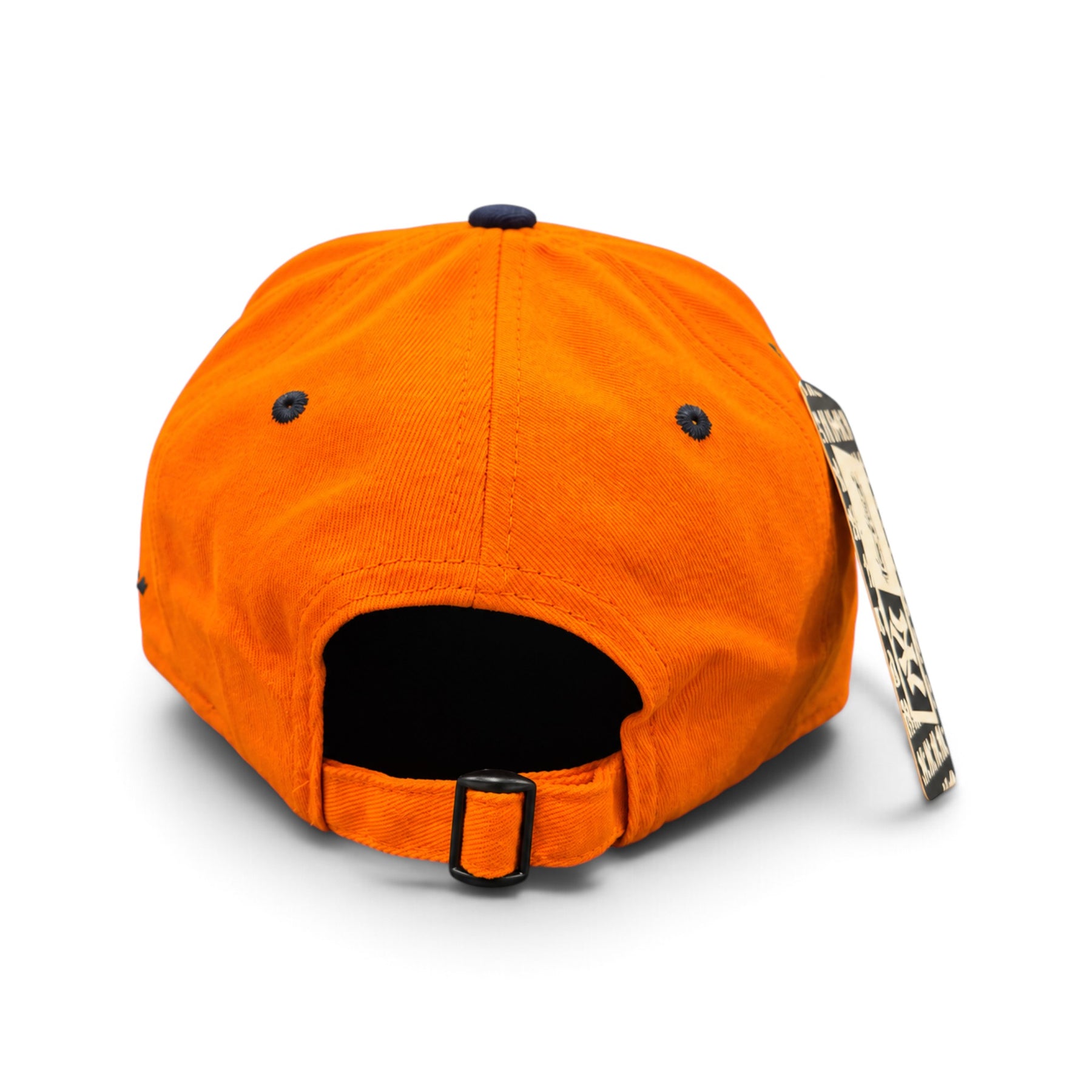 Boné New Era Rasgado Laranja e Azul marinho