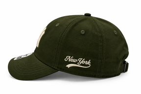 Boné New Era Dad Hat Verde Militar e Branco
