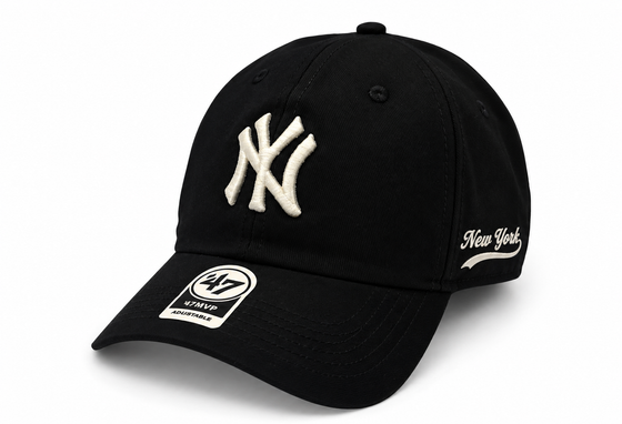 Boné New Era Dad Hat Preto e Branco