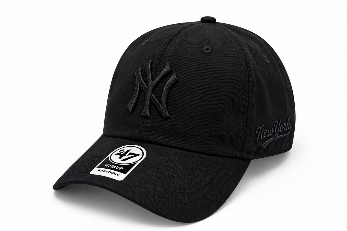 Boné New Era Dad Hat Preto e Preto