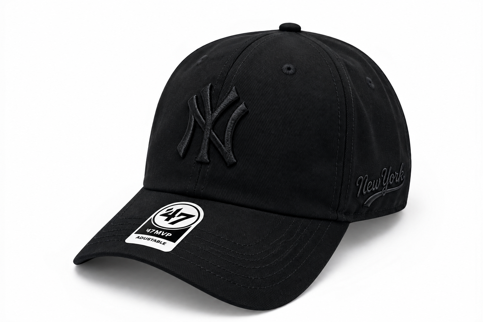 Boné New Era Dad Hat Preto e Preto